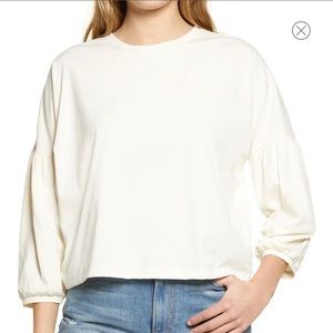 Madewell Crepe Drop Shoulder Top